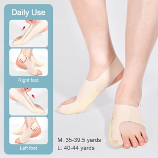 Hailicare One Piece Toe Bunion Nẹp Máy duỗi Chân Giảm Đau Hallux Valgus Chỉnh Dây Đeo