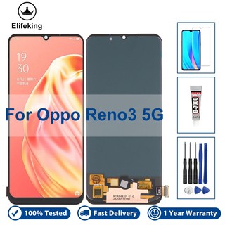 100% Đã thử nghiệm cho OPPO Reno3 5G Màn hình LCD Bộ phận lắp ráp số hóa màn hình cảm ứng với các công cụ sửa chữa miễn phí