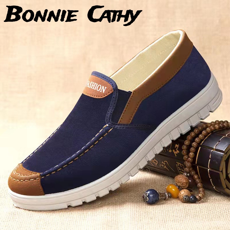 Bonnie Cathy Giày canvas nam thoáng khí và thoải mái phong cách Hàn Quốc mới
