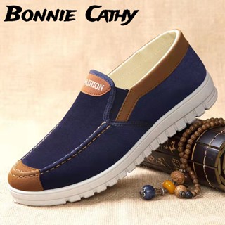 Bonnie Cathy Giày canvas nam thoáng khí và thoải mái phong cách Hàn Quốc mới
