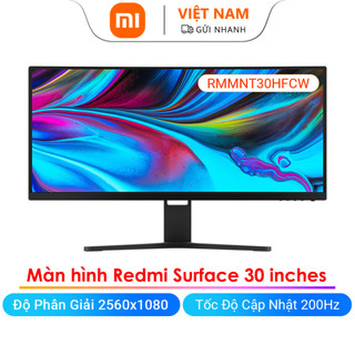 Màn hình bề mặt cong máy tính Xiaomi Youpin Redmi 30 inch 200Hz Tốc độ làm mới 2560x1080 Độ phân giải Ánh sáng xanh thấp để bảo vệ mắt cho trò chơi văn phòng học tập