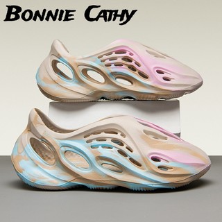 Giày crocs Bonnie Cathy đế mềm thoải mái họa tiết rằn ri phong cách Kanye West