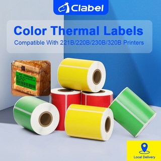 Nhãn dán nhãn màu nhiệt clabel nhãn dán nhãn chống nước và chống dầu tự dính thích hợp cho máy in 221b / 220b / 230b / 320b