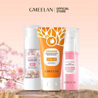 GMEELAN Gel Tẩy Tế Bào Chết Da Mặt 50g + Kem Dưỡng Nách Sakura Underarm Cream 30g + Xịt hỗ trợ khử mùi SAKURA GLUTA Bodycare 50ml