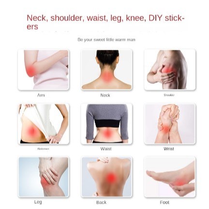 [Còn hàng] Hộp 100 miếng dán giảm đau gừng giúp giảm đau và vai PK Mugwort