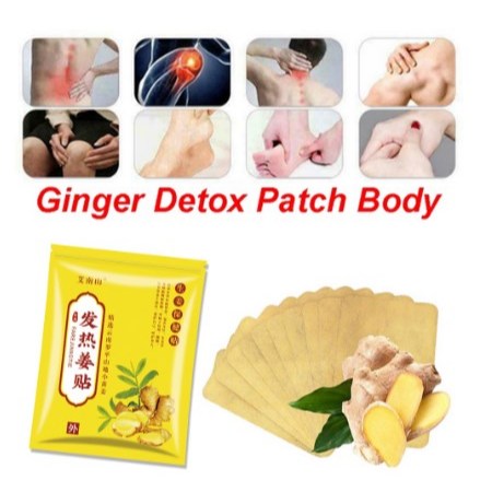 [Còn hàng] Hộp 100 miếng dán giảm đau gừng giúp giảm đau và vai PK Mugwort