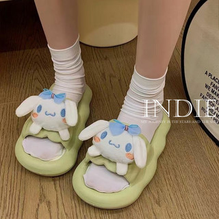 INDIE dép nữ dép bánh mì  2023 HOTSALE Giày lỗ bánh mì dễ thương Thấm hút mồ hôi Đa màu sắc Điều chỉnh được Nhẹ FDL24405KX 14Z240403