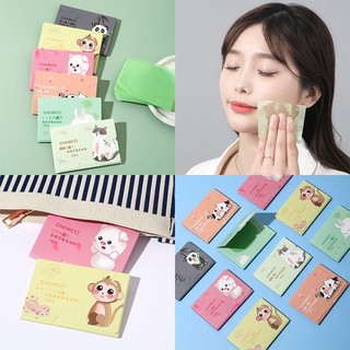 Giấy thấm dầu mặt Livjz 100 miếng Giấy thấm dầu di động có thể tháo rời Dụng cụ làm đẹp Hàng