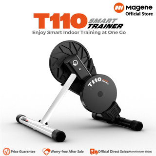 Huấn luyện viên xe đạp thông minh Magene T110 Điện trở có thể gập lại Ổ đĩa trực tiếp điện từ Im lặng Nền tảng huấn luyện xe đạp trong nhà