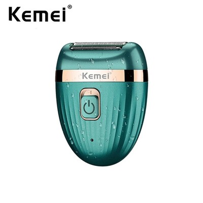 Kemei Di Động Nữ Cơ Thể Máy Cạo Râu Mini Sạc Tẩy Lông Pubic Bikini Tông Đơ Cắt Tóc Chân Điện Nách Máy Cạo Lông