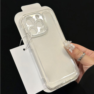 For iPhone 15 Pro Max Ốp điện thoại acrylic trong suốt không ố vàng cho compatible for iPhone 14 13 pro 12 11 Pro Max Mini XS XR XS Max SE 2020 8 7 6s Plus