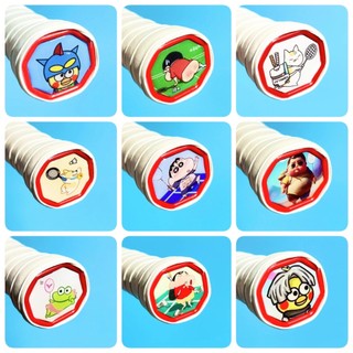 Canamek Hoạt Hình Vui Nhộn Sáng Tạo Nhựa Cứng Trang Trí Miếng Dán Cho Vợt Cầu Lông Tay Cầm Bao Playful Sửa Đổi Mới