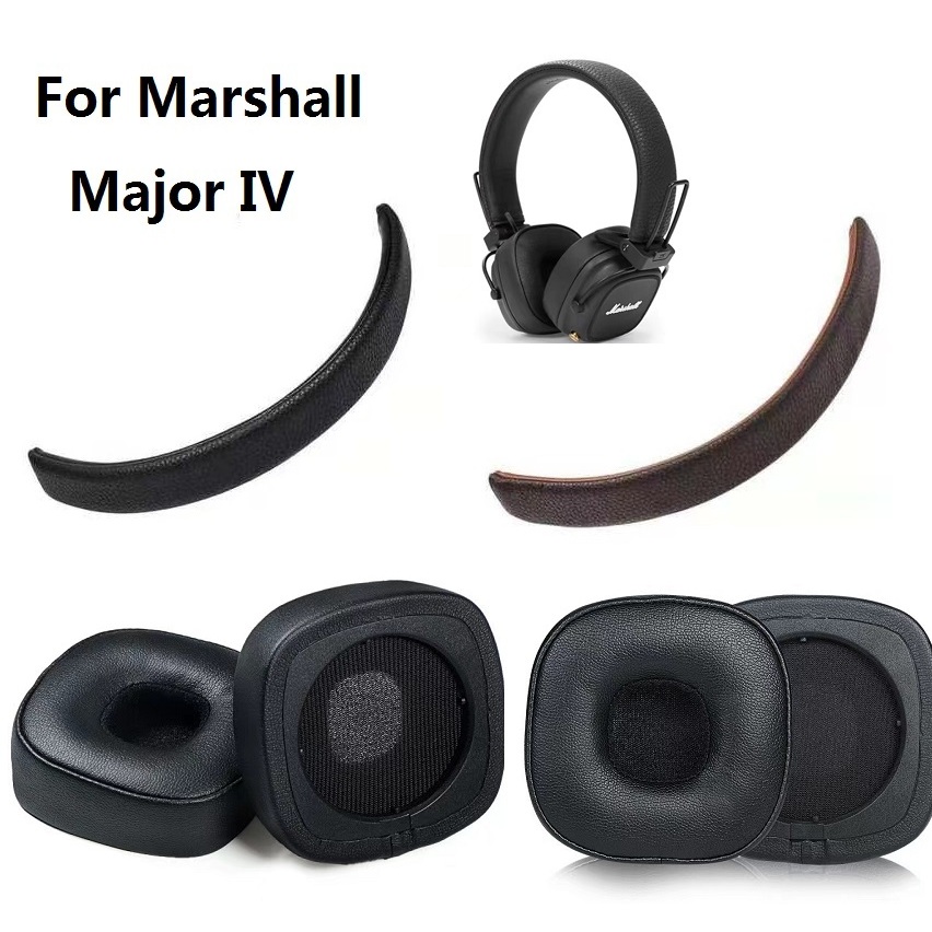 Miếng Lót Tai Chính Hãng Cho Marshall Major IV Major 4 Tai Nghe Thay Thế Earcups Tai Có Earmuffs Tai
