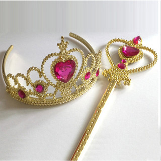 Trẻ em Frozen Ball Party Crown Magic Wand Princess Elsa Headband Trang sức