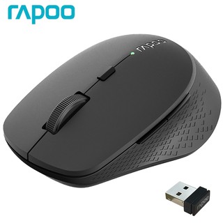 [6 tháng như câu hỏi có thể thay đổi] Chuột không dây im lặng đa chế độ Rapoo M300G/275 với 1600DPI Bluetooth 3.0 / 4.0 RF 2.4GHz để kết nối ba thiết bị