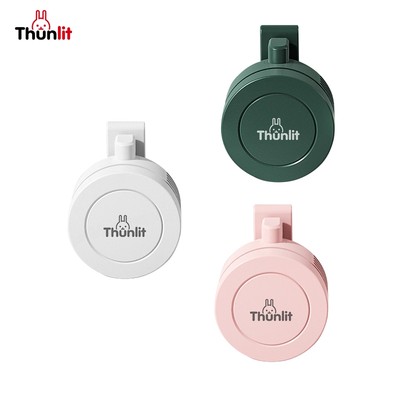 Thunlit Mini Kẹp Trên Quạt Ngoài Trời Sạc 1500mAh Di Động Eo Kẹp Quạt 60 Cánh Quạt 3 Tốc Độ Có Thể Điều Chỉnh