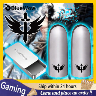 Bluewow 2024 Phong cách mới Hot  Chất liệu vải bạc Găng tay đeo tay chơi game Ngón tay cái cảm ứng (2 CÁI) Chống mồ hôi PUBG COD Call of duty Truyền thuyết di động trạng thái sinh tồn