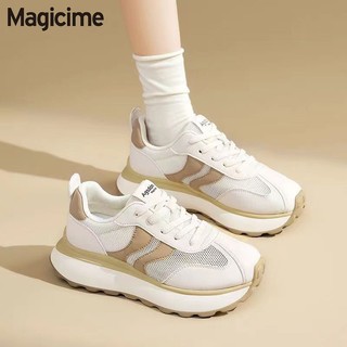Magicime Lưới Forrest Gump Giày Nữ 2024 Phong Cách Mới Mùa Hè Mỏng Phong Cách Thoáng Khí Phù Hợp Với Đế Dày Chống Trơn Trượt Giày Thể Thao