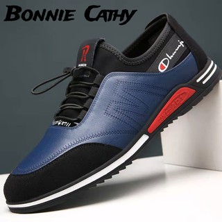  Bonnie Cathy  men 'S Giày Thể Thao Da Đế Mềm Chống Trượt Thoáng Khí Phiên Bản Hàn Quốc Giản Dị 