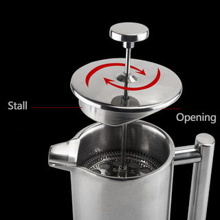 Máy pha cà phê French Press, bình pha cà phê, máy pha cà phê French Press 350//800/1000ml Máy pha cà phê tươi