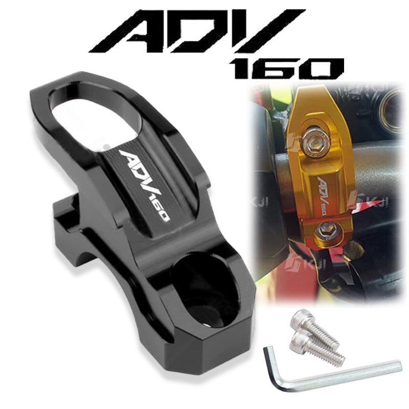 Adv 160 mũ bảo hiểm móc CNC nhôm adv 160 móc treo adv 160 phụ kiện 2024