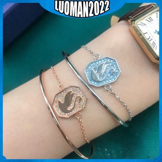 Vòng tay thẻ Swarovski Swan