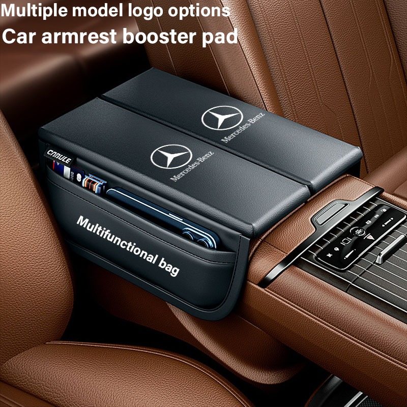 Mercedes Benz Tay vịn ô tô da tăng cường miếng đệm tay vịn ô tô để tăng cường tay vịn trung tâm Bộ n