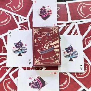 Genshin Impact Lyney poker Magic Cards 54 pcs Cosplay Props Fontaine AYEK