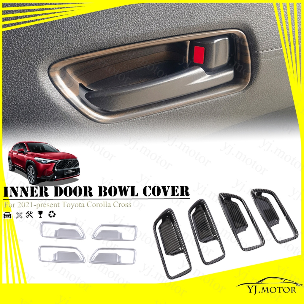 Cho 2021 - 2024 Toyota Corolla Cross Inner Door Bowl Cover Corolla Cross XG10 Tay Nắm Cửa Trong Bát 