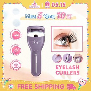 Dụng cụ bấm cong lông mi  AMORTALS 2 in1 với lược lông mi cho hàng mi cong dài lâu Curler Uốn Cong Mi Cao Cấp 37g