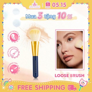 Cọ trang điểm mini AMORTALS đánh phấn phủ má hồng Cọ Trang Điểm Tròn Sợi Mềm 1 Cái Xác thực 100% 23g