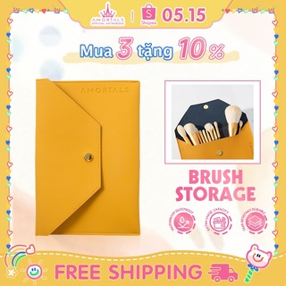 Túi đựng cọ trang điểm AMORTALS 22 x 14.5 cm chống bụi / chống nước