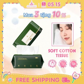 Túi 70 khăn cotton AMORTALS 20 * 20 mềm mại thân thiện với làn da dùng một lần