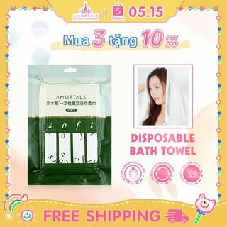  Khăn tắm nén dùng một lần AMORTALS kích thước 140x70cm cho du lịch