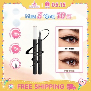 Bút kẻ mắt dạng lỏng AMORTALS không thấm nước, chống thấm nước nhanh khô, đều màu, lâu trôi  0.5g