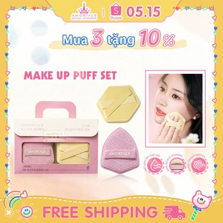 (Phiên bản giới hạn) AMORTALS Đào Viên loạt mút trang điểm giới hạn 2pcs Chính Hãng Màu siêu mềm Puff phù hợp cho người mới bắt đầu