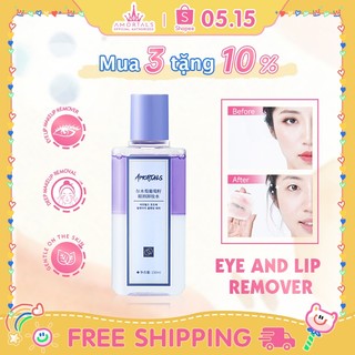 Nước tẩy trang mắt và môi nhẹ nhàng AMORTALS hạt nho 3 trong 1 150ml