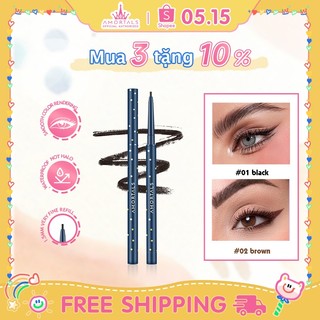 Bút chì kẻ mắt AMORTALS lâu trôi không thấm nước màu đen / nâu 0.05g