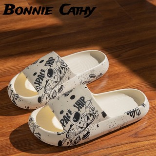 Bonnie Cathy  Dép đi trong nhà đế dày mềm mại chống trượt thoải mái cho nam trẻ trung và năng động