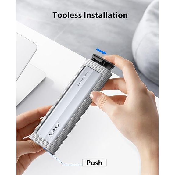 Orico M.2 NVMe SATA SSD Vỏ USB Bộ chuyển đổi bên ngoài Hỗ trợ UASP cho PCIe NVMe SATA SSD (AXM2) | BigBuy360 - bigbuy360.vn