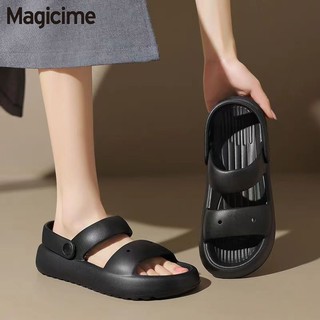 Magicime Giày Sandal  EVA 2024 Phong Cách Mới Mùa Hè Hai Cánh Ánh Sáng Phẳng