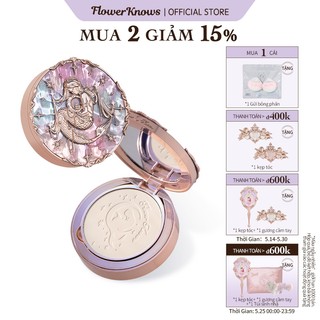 Phấn nén kiềm dầu FLOWER KNOWS phong cách Moonlight 9.5g