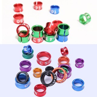 10 Chiếc Tùy Chỉnh Mở / Đóng Chim Chân Nhẫn Lõm 4mm đến 8mm Cá Tính Vẹt Chân Nhẫn Nhẫn Tùy Chỉnh