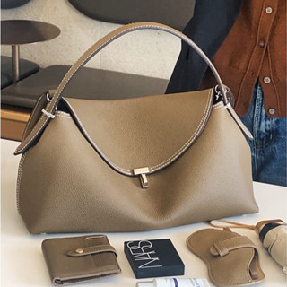 Lớp đầu tiên Da Bò Cao Cấp Phong Cách Niche Dung Tích Lớn Túi Tote Kết Cấu Nách Đặt Hàng Shou 99240514