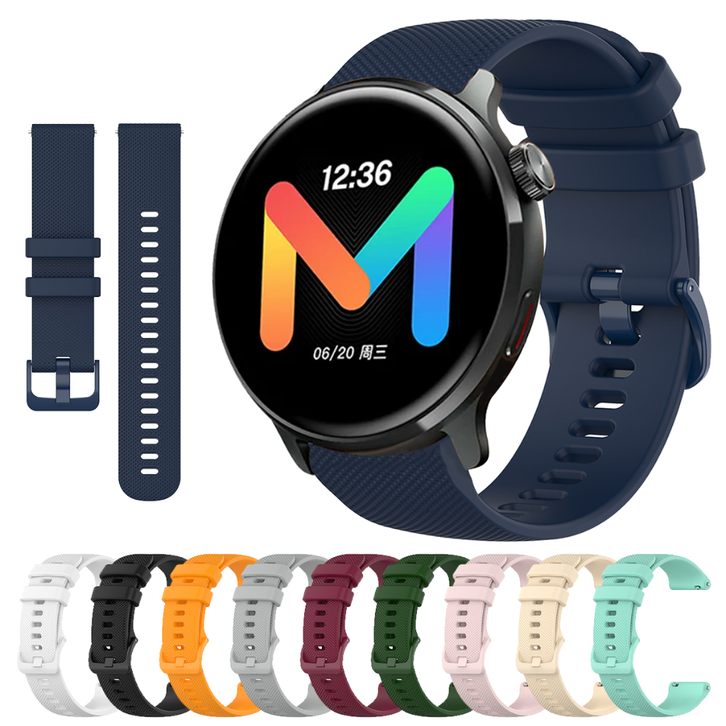 Dành cho đồng hồ mibro Lite 2 Dây đeo silicon Thể thao Dây đeo cổ tay cho đồng hồ mibro Lite2 22MM D