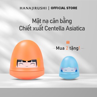 Mặt nạ làm đẹp hữu cơ HANAJIRUSHI 50g hyaluronic hữu cơ hình quả trứng hoạt hình cho da nhạy cảm