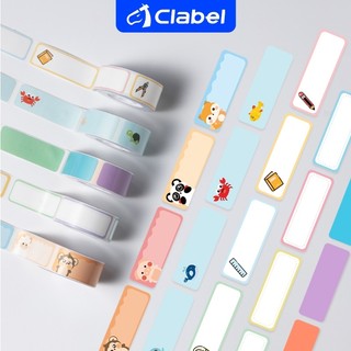 Nhãn dán giấy nhiệt Clabel Màu trắng / Màu / Nhãn trong suốt Giấy Nhãn dán tên chống nước Cá nhân hóa