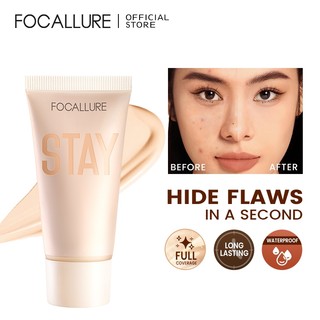 Kem Nền Focallure Che Khuyết Điểm Lâu Trôi Suốt 24 Giờ 20g