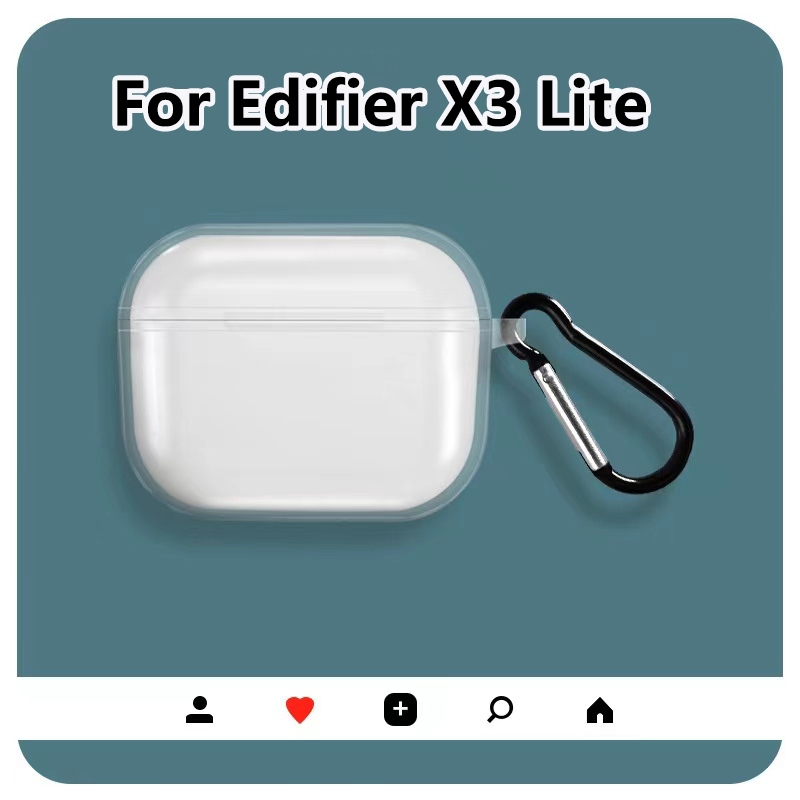 Vỏ Trong Suốt Cho Edifier X3 Lite Ngăn Rơi Và Trầy Xước Bảo Vệ Dành Cho Edifier X3 Lite Vỏ Tai Nghe 