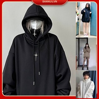 【Chất lượng cao Áo Hoodie Nam Cổ Cao Dáng Rộng Phối Khóa Kéo Thời Trang Áo Hoodie Nữ Có Dây Kéo Retro Mỹ Hoodie Zip Nam Nữ